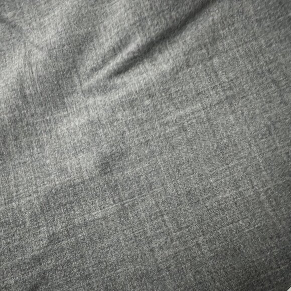 Vtg Ralph Lauren Gray Wool Blend Y2K Square Neck Tie Back Mini Sheath Dress 8 - Picture 3 of 6